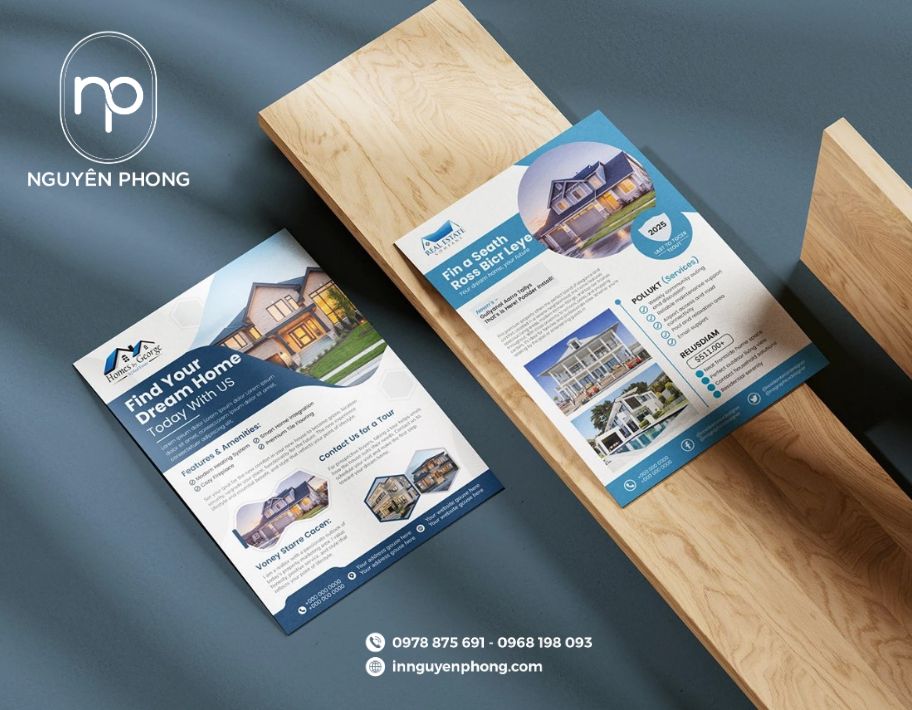 In tờ rơi bảo hiểm xã hội đẹp